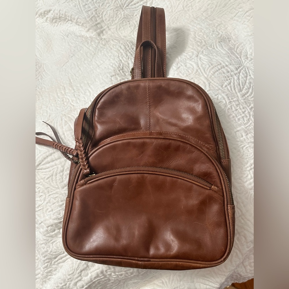 Tommy Bahama leather backpack purse